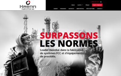 Nouveau site Web